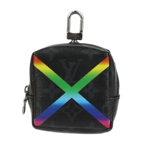 LOUIS VUITTON Black Monogram Pouch - Picture 1 of 9